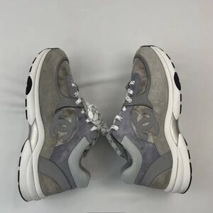 Chanel Low Top Trainer Cc "dark Grey" "3m"